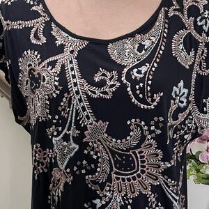 J Jill Maxi Embroidered Dress (NWT)